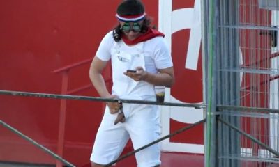 guy caught peeing public