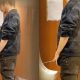 spy on hung guy peeing at the urinal