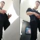 nice guy caught peeing in public toilet