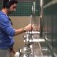 guy with huge cock caught peeing at urinal