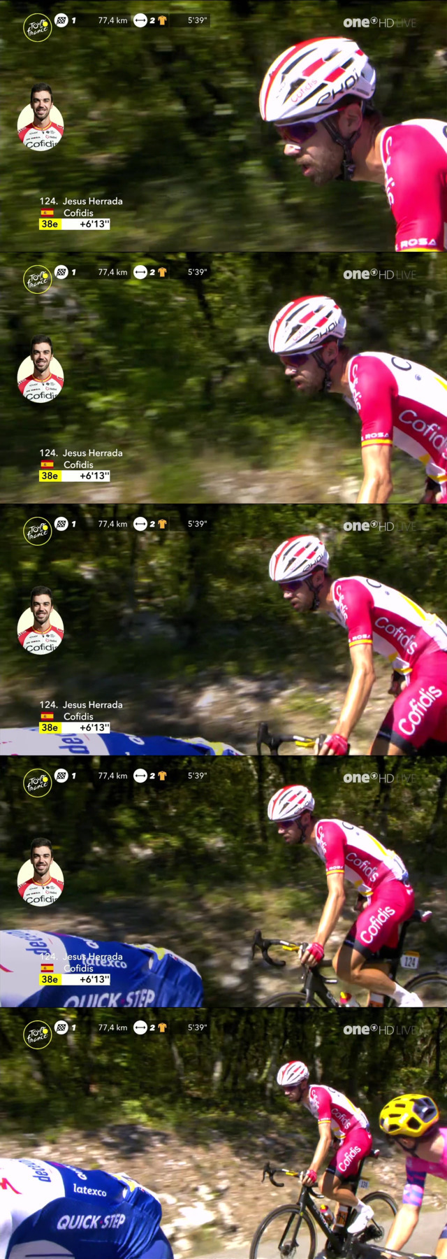 cyclist jesus herrada caught peeing during tour de france