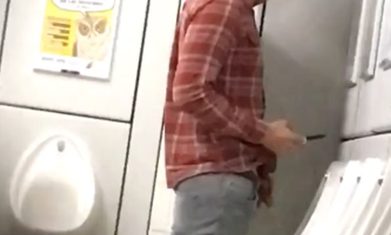 nice guy caught by hidden camera at urinals