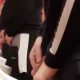 hung men peeing at urinal