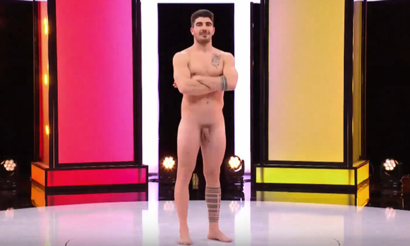 straight italian guy naked on tv dating show