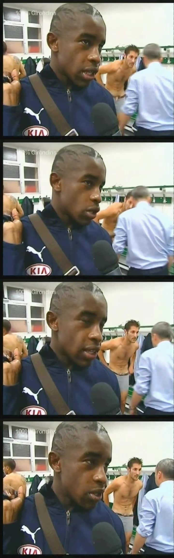 footballer florian marange caught naked in locker room