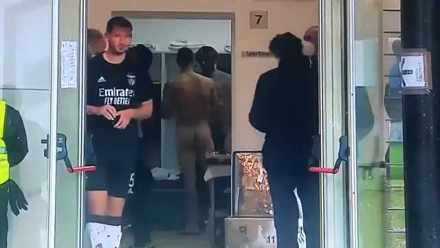 italian professional footballer caught naked in locker room