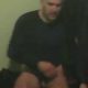 naked amateur rugby player in locker room