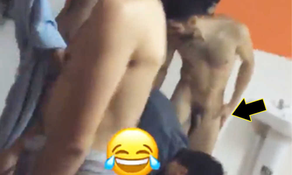 spanish footballers caught naked in locker room video
