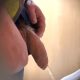 uncut worker caught peeing at urinals