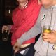 guy touching friend dick while peeing