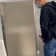 guy caught shaking his huge cock at urinal