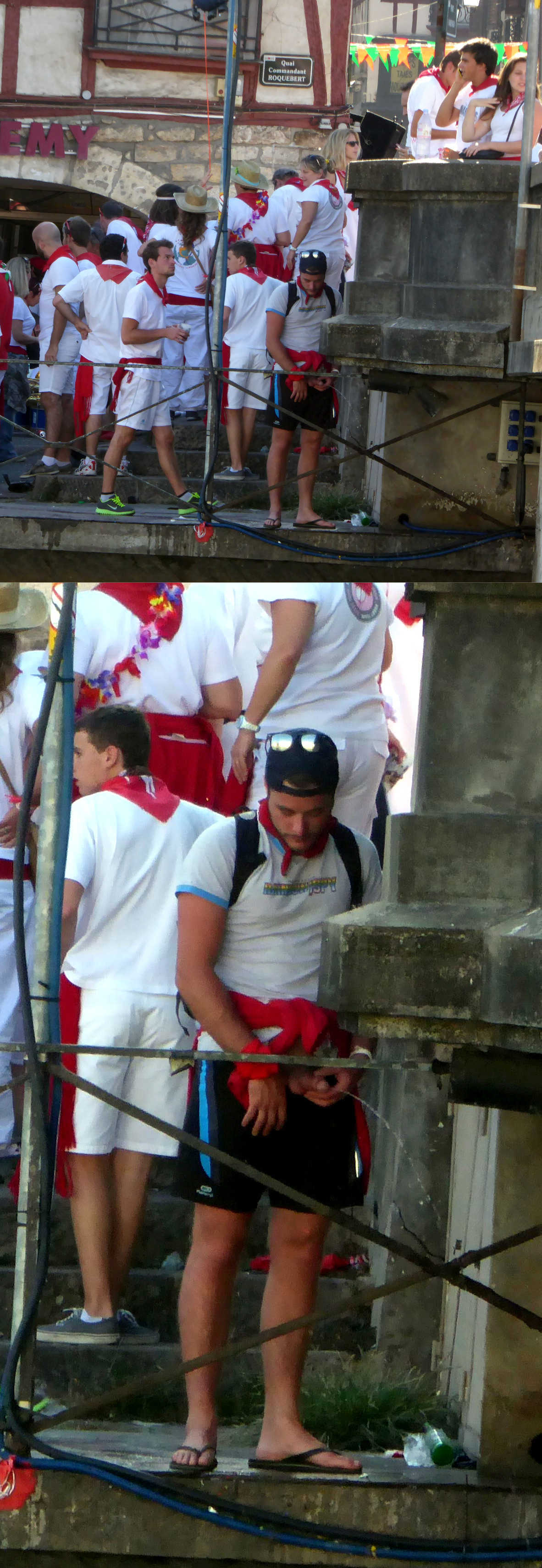 nice guy caught peeing in public during bayonne feria