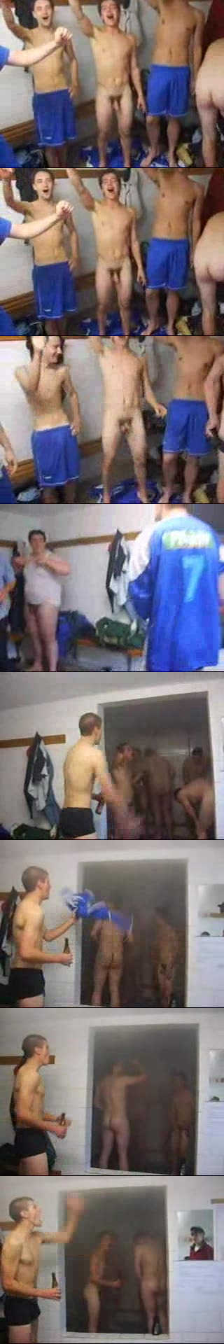 french footballers naked in locker room