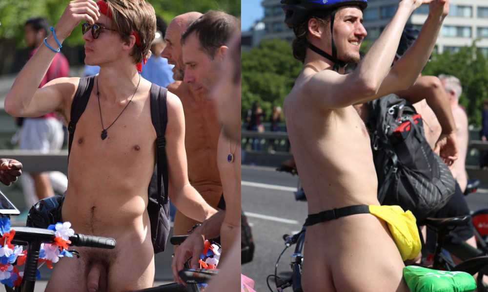 guys caught naked in public during world naked bike ride