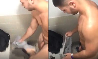 gym guy caught undressing in locker room