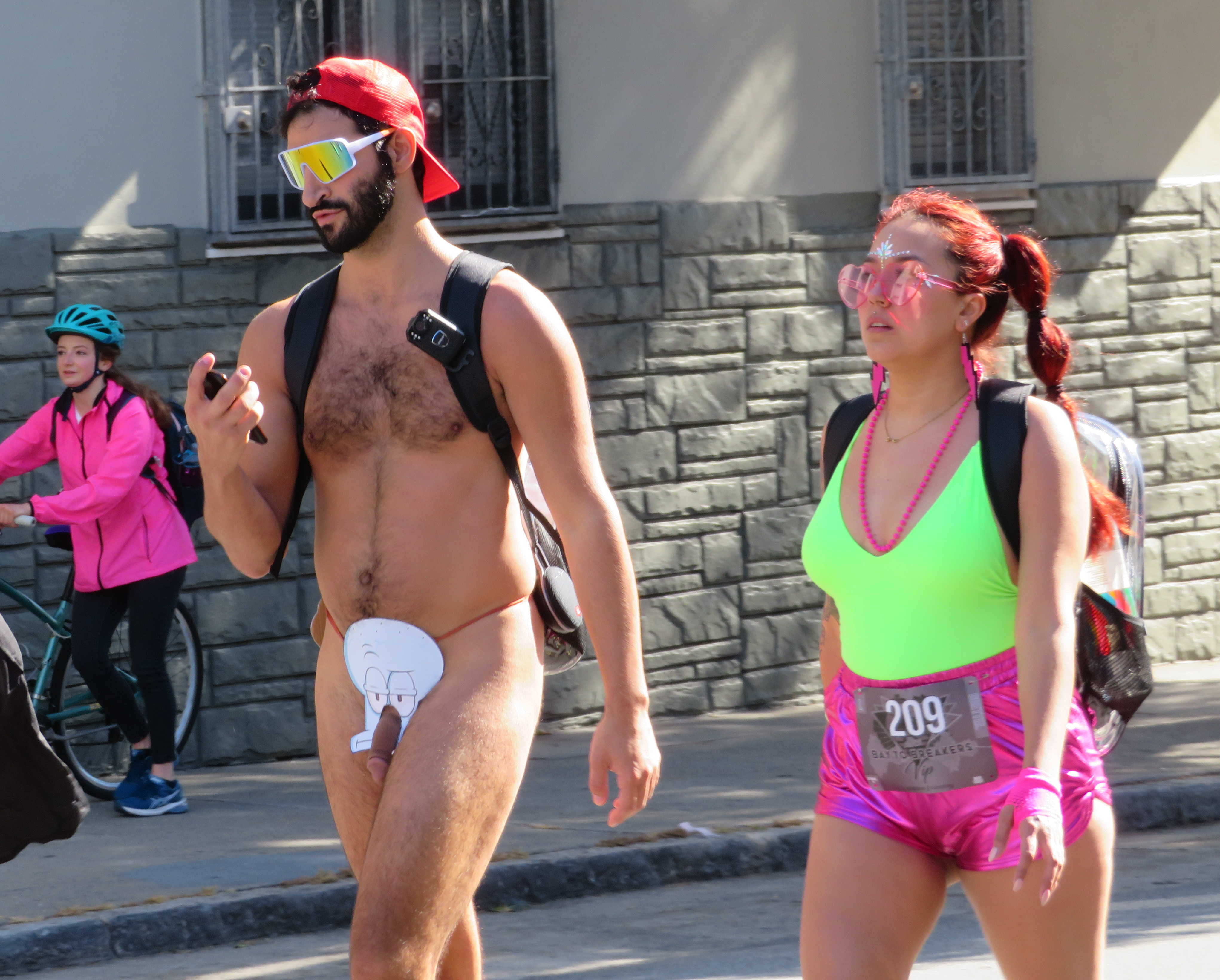 guys naked in public at Bay to breakers 1