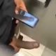 black guy caught wanking and taking selfies at his big cock in toilet