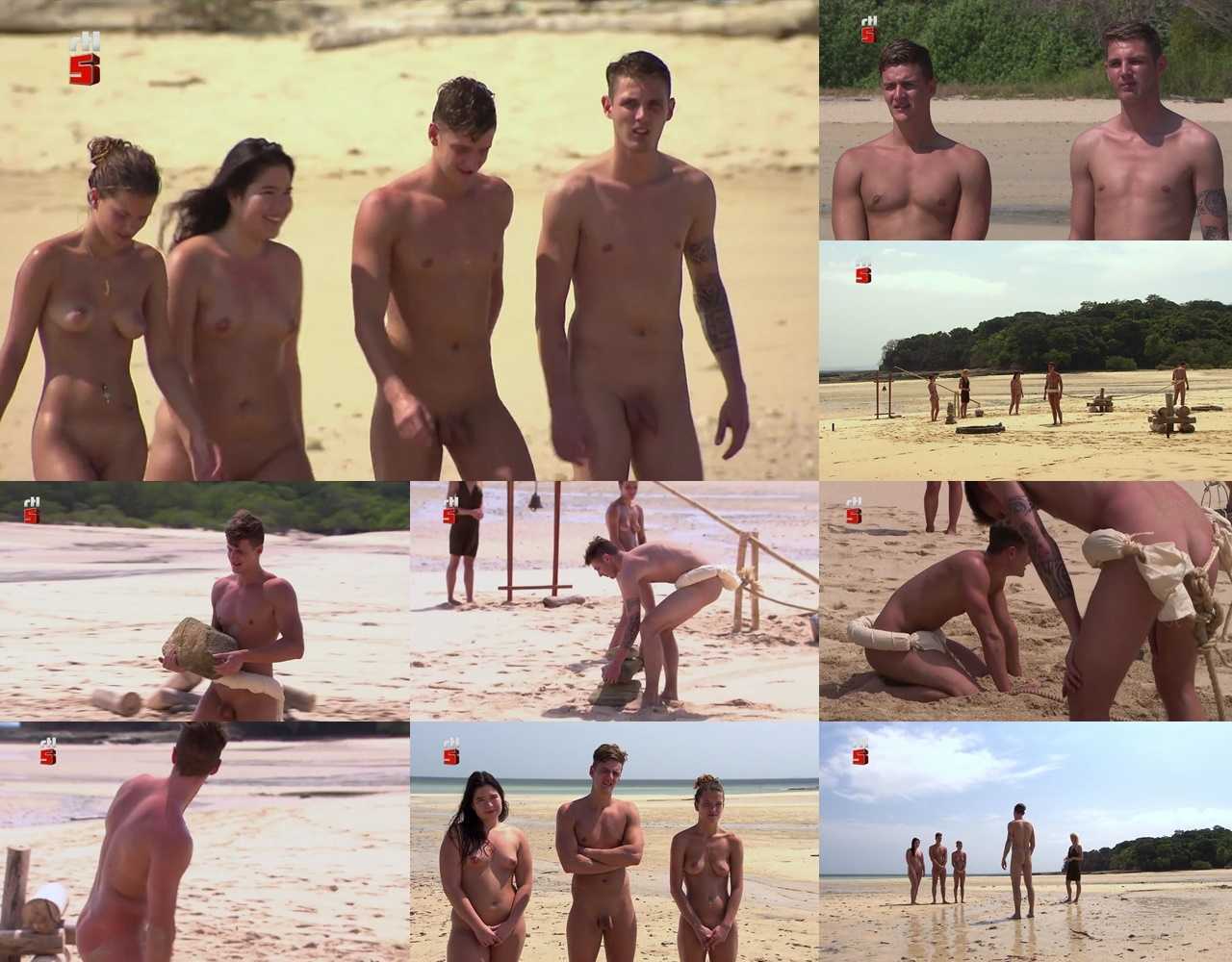 straight guys naked on TV show Adam zkt Eva Netherlands