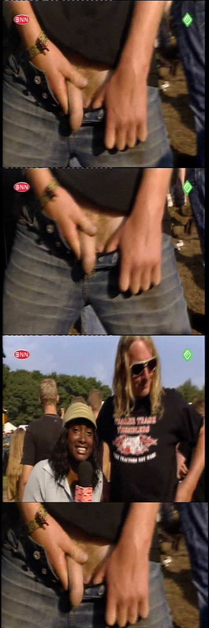 straight guy pissing in public at Holland Beer Festival