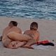 straight nudist couple caught by hidden camera at the beach