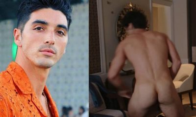Zakhar Perez naked in a movie reveals his ass