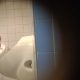 man peeing and shaking his big cock at pool urinals