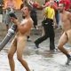 straight drunk guys naked in public during a festival