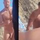 hot muscled nudist guy caught naked at the beach
