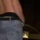 italian straight guy peeing in front of his friends in public
