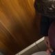 guy with thick dick caught peeing in public toilet