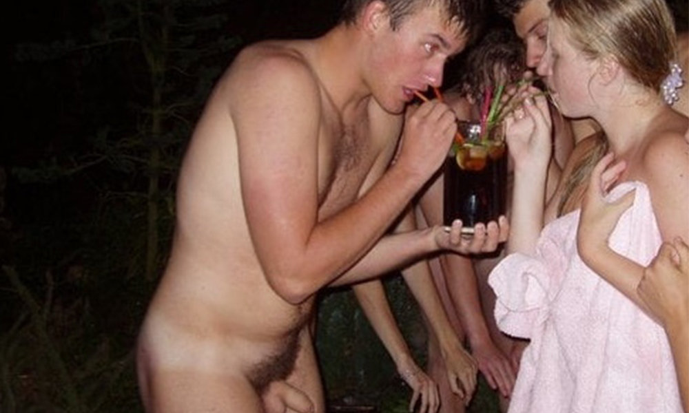 straight guy naked for night skinny dipping