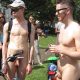 two naked uncut guys during WNBR