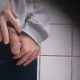dude with enormous dick caught pissing at urinals