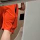 catching a guy jerking off and cumming at urinals