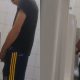 Huge cock caught pissing at the urinals