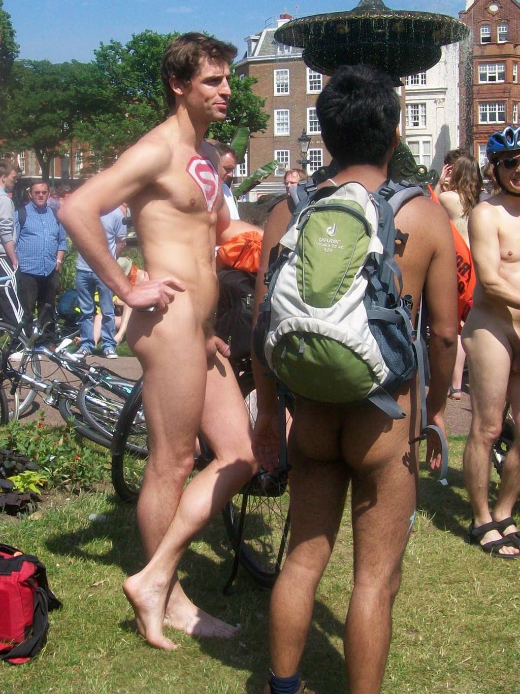 Naked cosplay teenage boys naked on mountain bikes getting fucked