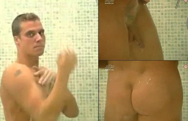 Shaving With Hardon In Big Brother Slovakia Spycamfromguys Hidden Cams Spying On Men