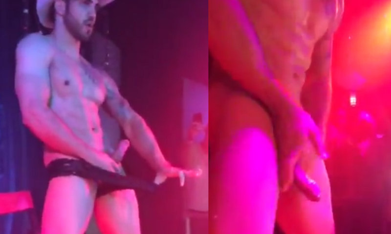 male dancer naked with hard dick