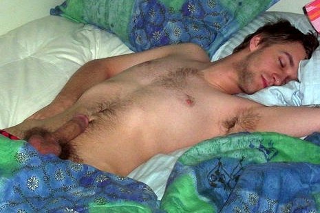 guy caught sleeping naked 07 - Spycamfromguys, hidden cams s