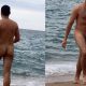 nudist man caught over the beach