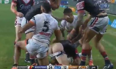 rugby playes pantsed accidentally shows ass