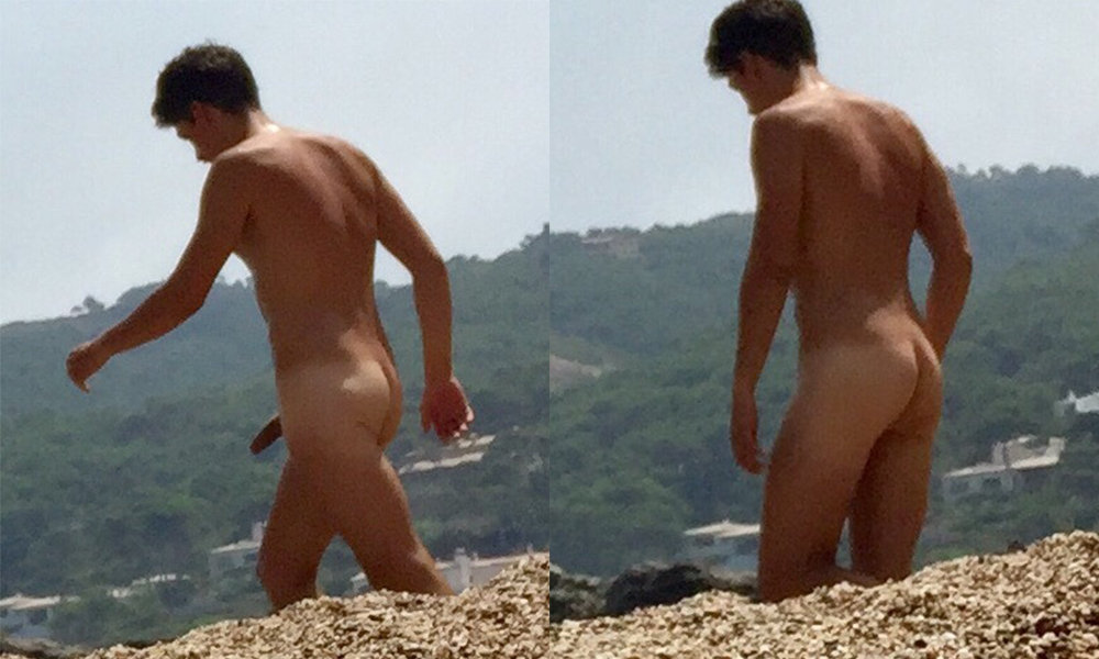 nudist guy boner