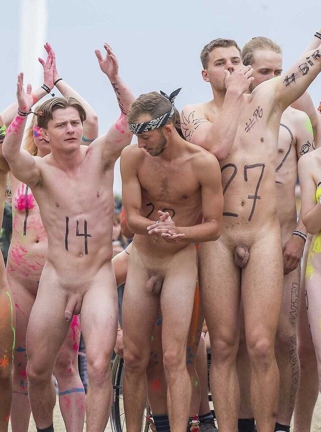 guys naked festival