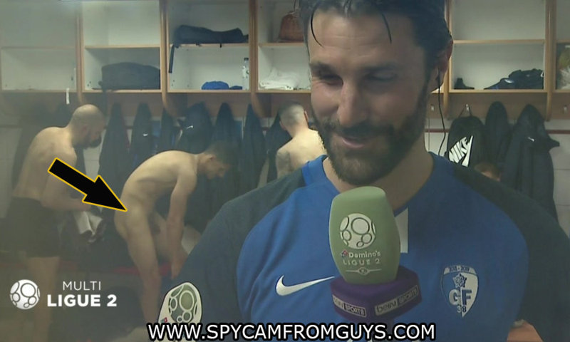 footballer florian sotoca caught naked in locker room