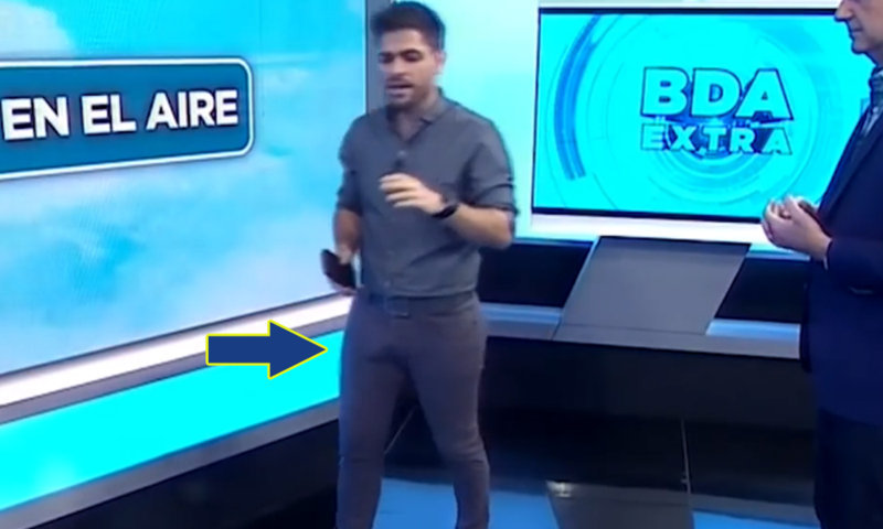 male tv anchor with big bulge