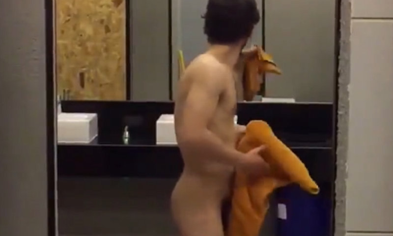 spy on guy getting naked in gym locker room