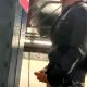 guy wanking in public in the underground
