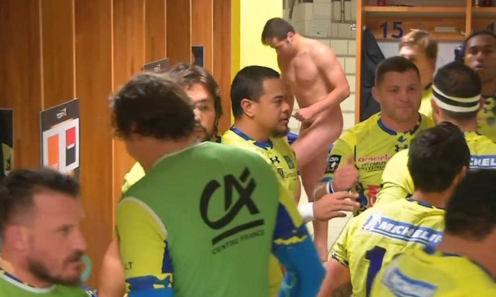 rugby player Julien Ory caught totally naked in locker room, today it&#...