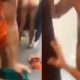 footballers caught naked during team celebration in locker room