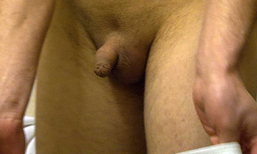 man with small dick caught stripping naked in locker room